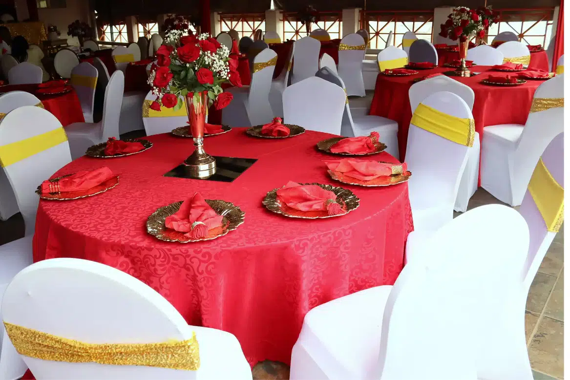 Restaurant evening dining ambiance